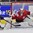 PLYMOUTH, MICHIGAN - APRIL 6: Switzerland's Florence Schelling #41 poke checks Czech Republic's Aneta Tejralova #2 during relegation round action at the 2017 IIHF Ice Hockey Women's World Championship. (Photo by Minas Panagiotakis/HHOF-IIHF Images)